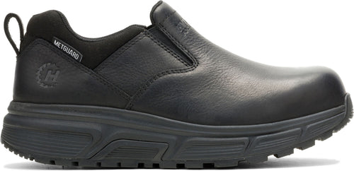 Unisex Black EB Nano Toe Internal Met-Guard SR Slip-On Oxford