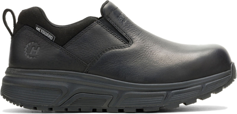 Unisex Black EB Nano Toe Internal Met-Guard SR Slip-On Oxford