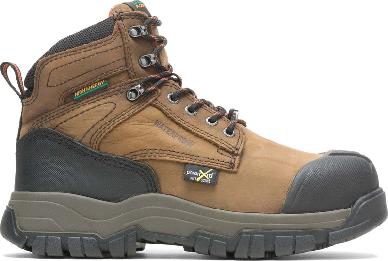 Unisex 6" FootRests® High Energy Comp Toe Met-Guard WP SR Boot