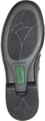 HYTEST Black Steel Toe Dress Slip On Women's