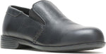 HYTEST Black Steel Toe Dress Slip On Women's