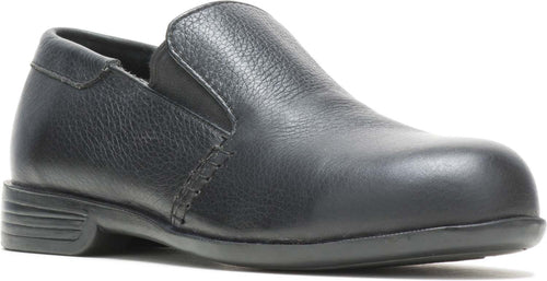 HYTEST Black Steel Toe Dress Slip On Women's