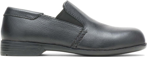 HYTEST Black Steel Toe Dress Slip On Women's