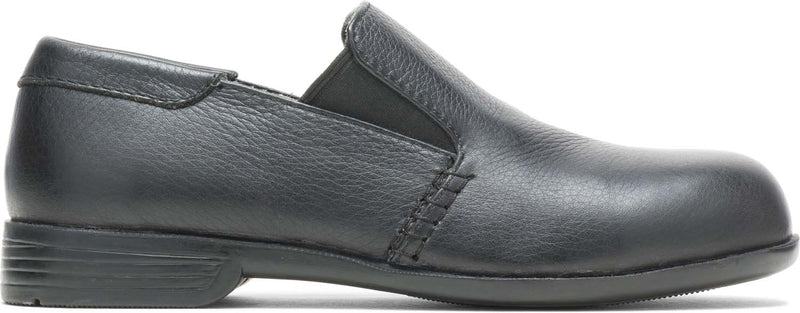 HYTEST Black Steel Toe Dress Slip On Women's