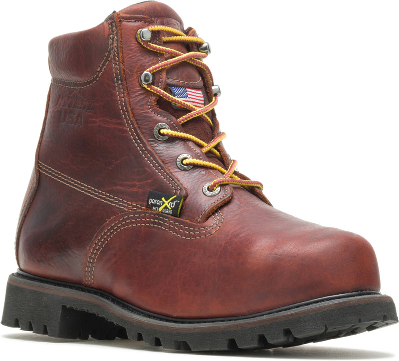 HYTEST Brown 6 Inch XRD Internal Met Guard Boot Men's