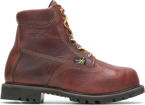 HYTEST Brown 6 Inch XRD Internal Met Guard Boot Men's