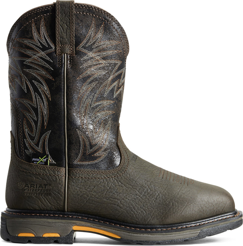 Men's 11" WorkHog Comp Toe Met-Guard WP SR Wellington