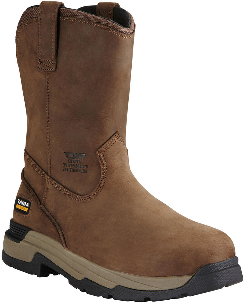 MasterGrip Brown Comp Toe Wellington