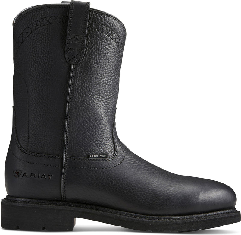 Men's 10" Sierra Steel Toe SR Wellington