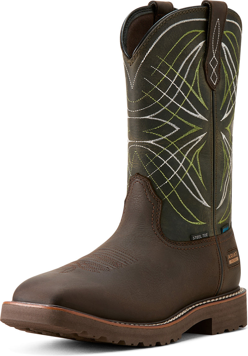 Men's 11" Activator Steel Toe WP SR Wellington