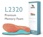 Aetrex Men's Memory Foam Posted Heel Orthotic