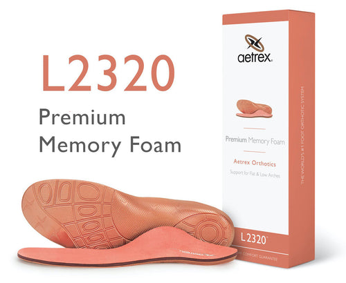Aetrex Women's Memory Foam Posted Heel Orthotic