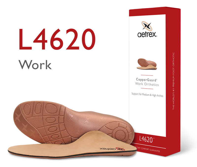 Aetrex Men's Work Boot Posted Orthotic