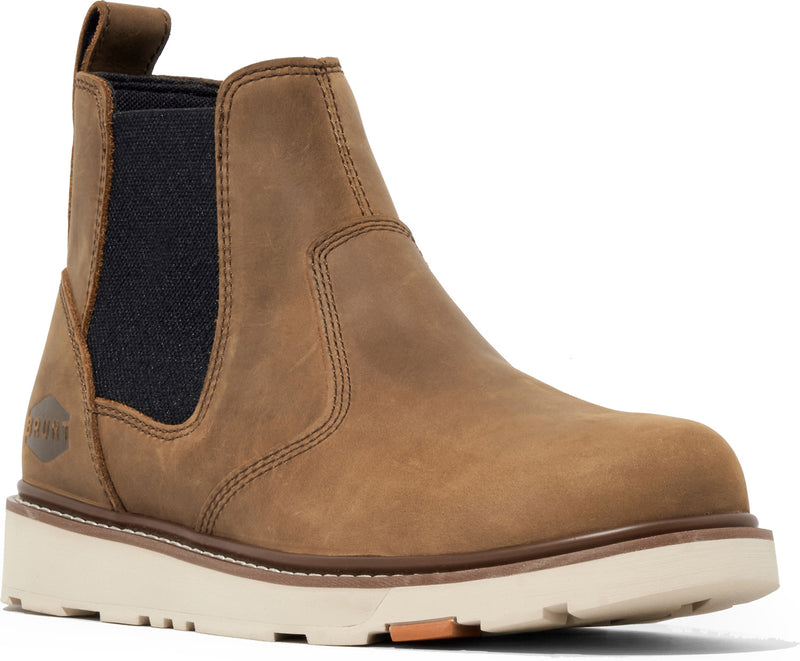 Brunt Workwear Ohman Men's Soft Toe EH Slip Resistant Pull On 6 Inch Work Boot