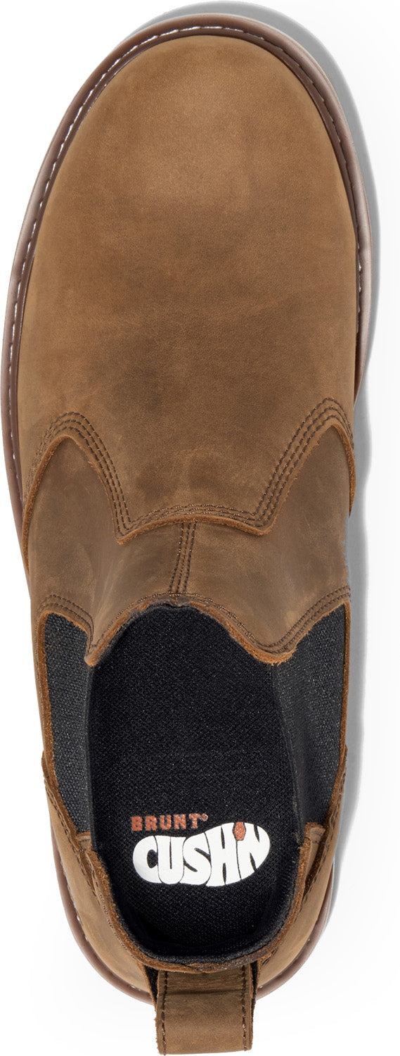 Brunt Workwear Ohman Men's Soft Toe EH Slip Resistant Pull On 6 Inch Work Boot