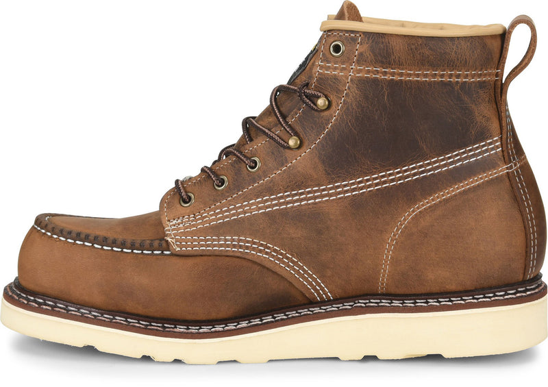 Men's 6" Amp USA Steel Toe SR Wedge Boot