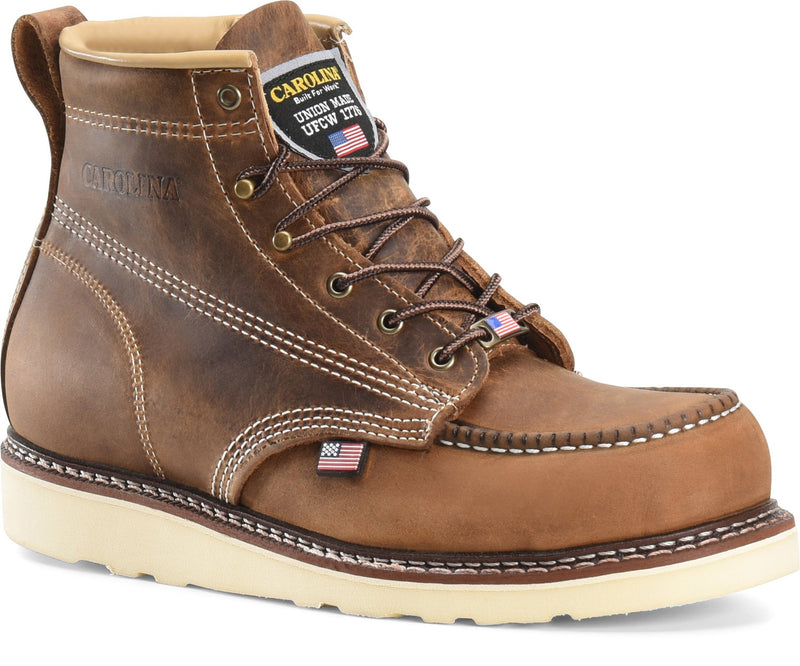 Men's 6" Amp USA Steel Toe SR Wedge Boot