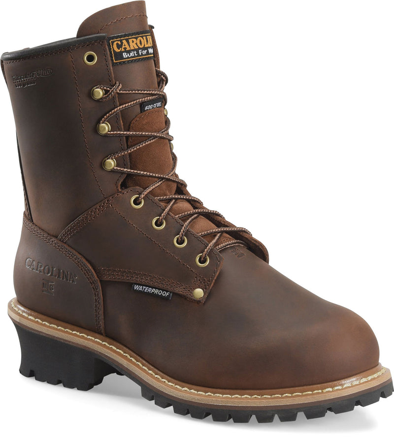 Men's 8" Elm Steel Toe Met-Guard WP SR Logger