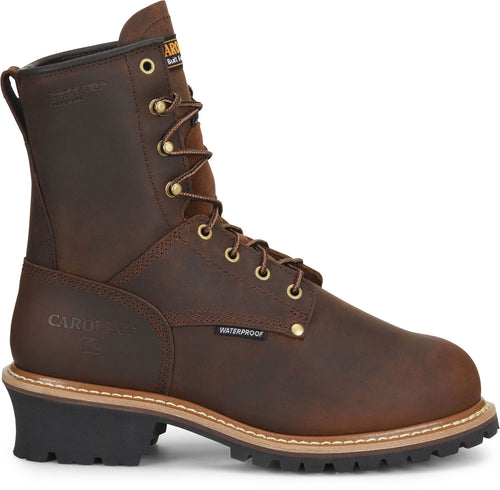 Men's 8" Elm Steel Toe Met-Guard WP SR Logger