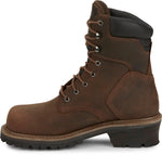 Men's 8" Steel Toe Logger