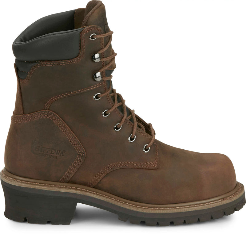 Men's 8" Steel Toe Logger
