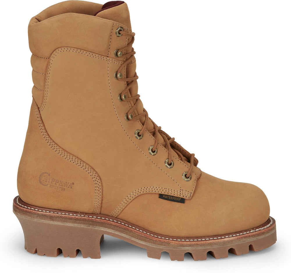 Chippewa Super DNA Men's Steel Toe EH WP/Insulated 9 Inch Logger Work Boot