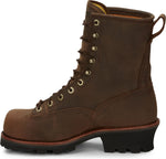 Men's 8" Steel Toe Logger