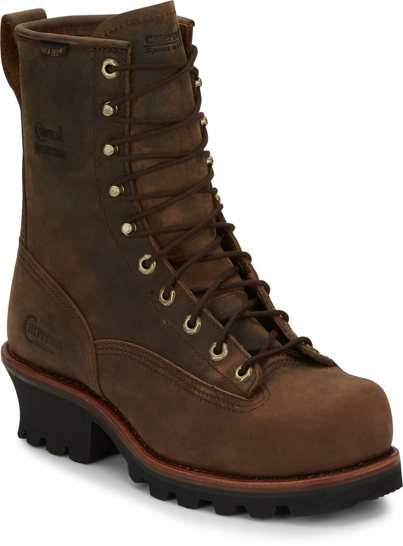Men's 8" Steel Toe Logger
