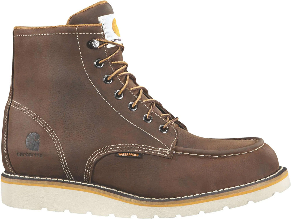 Men's 6" Moc Toe Soft Toe WP SR Wedge Boot