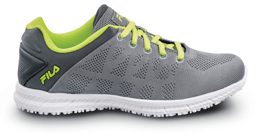 Fila Memory Techknit Women's Soft Toe Slip Resistant Low Athletic Work Shoe