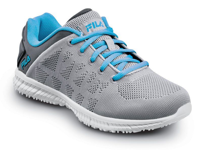 Fila Memory Techknit Women's Soft Toe Slip Resistant Low Athletic Work Shoe