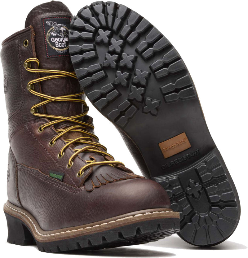Men's 8" Steel Toe WP SR Logger
