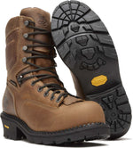Men's 9" Comfort Core Comp Toe WP SR Logger