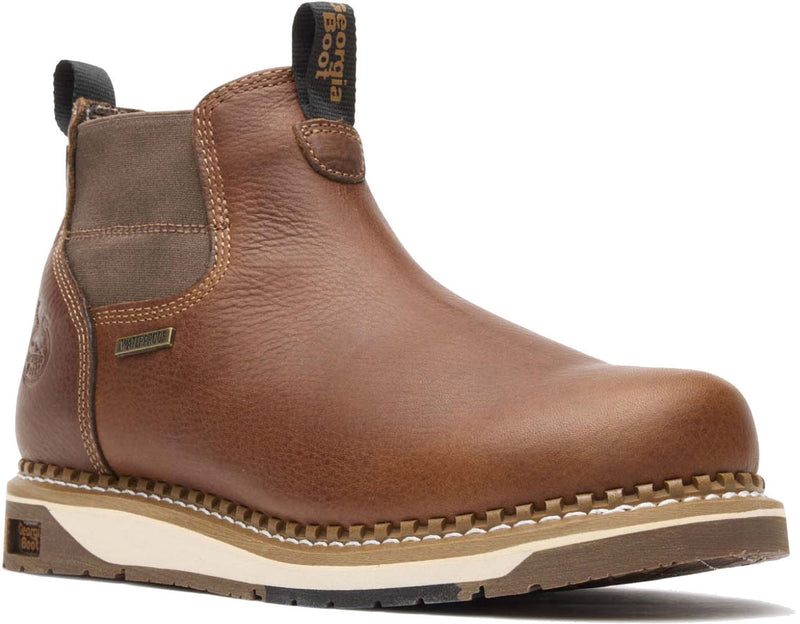Men's 5" Amp LT Steel Toe WP SR Chelsea Wedge Boot