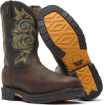 Men's 11" Carbo-Tec Steel Toe WP SR Back-Zip Wellington