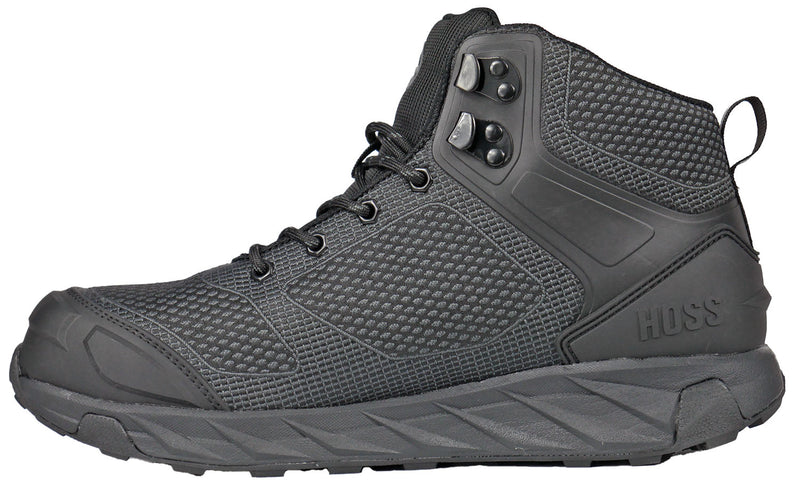 Hoss Boots Buster Hi Men's Comp Toe EH WP Slip Resistant High Athletic Work Shoe