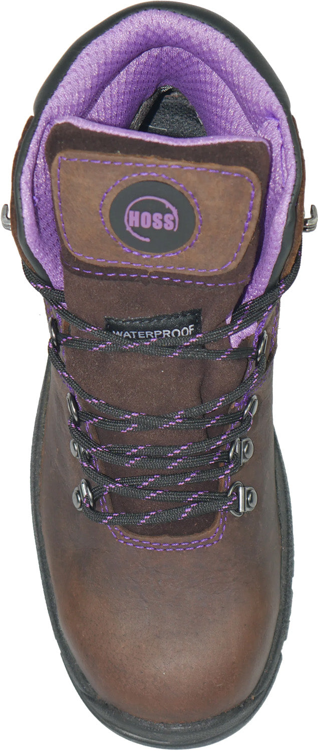 Hoss Boots Lily Women's Steel Toe EH WP Hiker Work Boot