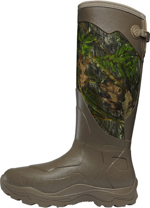 Lacrosse Alpha Agility Snake Boot Soft Toe WP 17 Inch Pull On Boot
