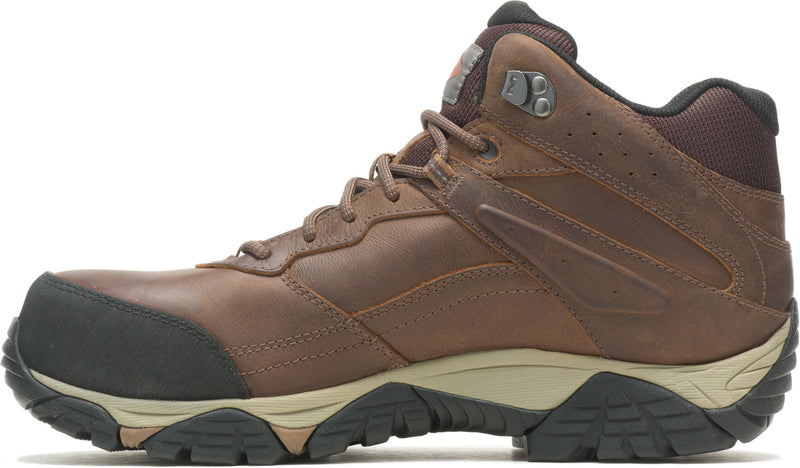 Merrell Moab Adventure Mid Men's Comp Toe EH WP Slip Resistant Hiker Work Boot