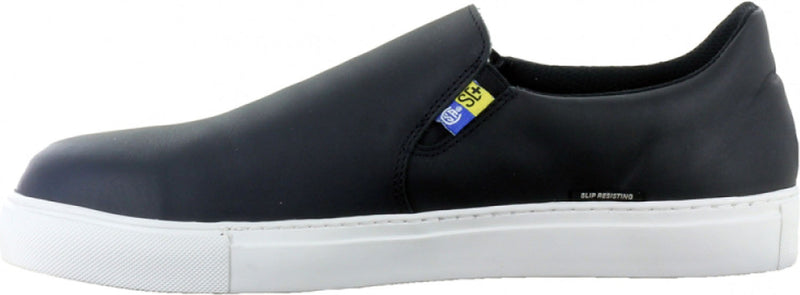 Mellow Walk Owen Men's Steel Toe SD Slip Resistant Slip On Oxford Work Shoe