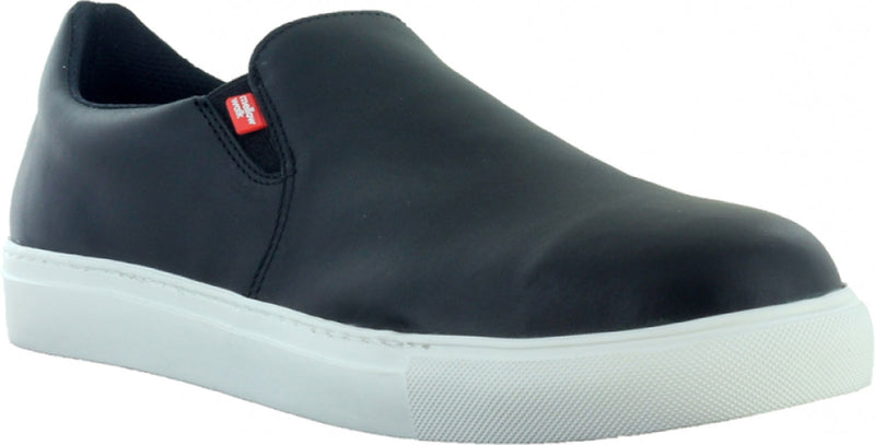 Mellow Walk Owen Men's Steel Toe SD Slip Resistant Slip On Oxford Work Shoe