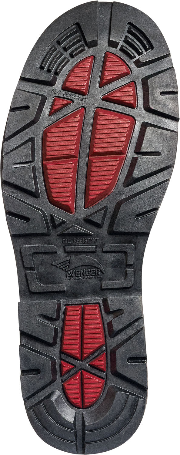Avenger Hammer Men's Comp Toe EH WP PR Mt Slip Resistant 8 Inch Work Boot