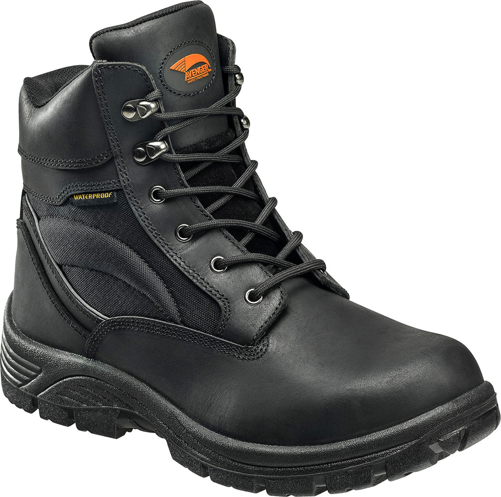 Avenger Men's Soft Toe EH WP Slip Resistant 6 Inch Work Boot