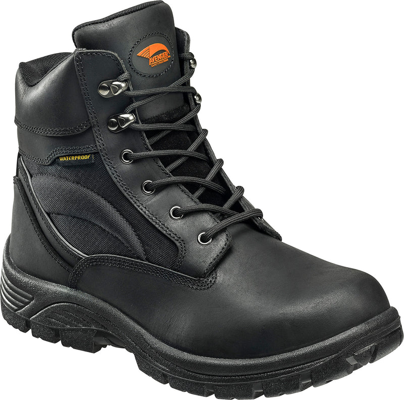 Avenger Men's Soft Toe EH WP Slip Resistant 6 Inch Work Boot
