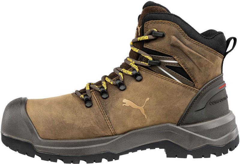 Puma Iron HD Mid Men's Comp Toe EH WP Slip Resistant 6 Inch Work Boot
