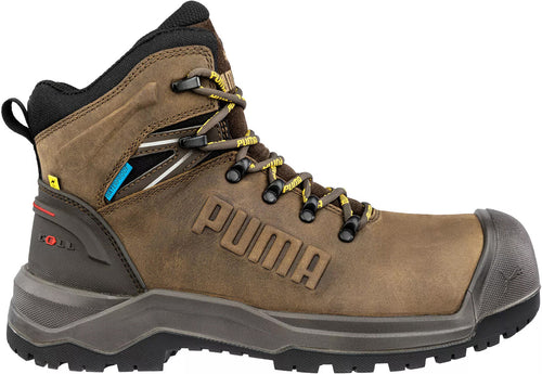 Puma Iron HD Mid Men's Comp Toe EH WP Slip Resistant 6 Inch Work Boot