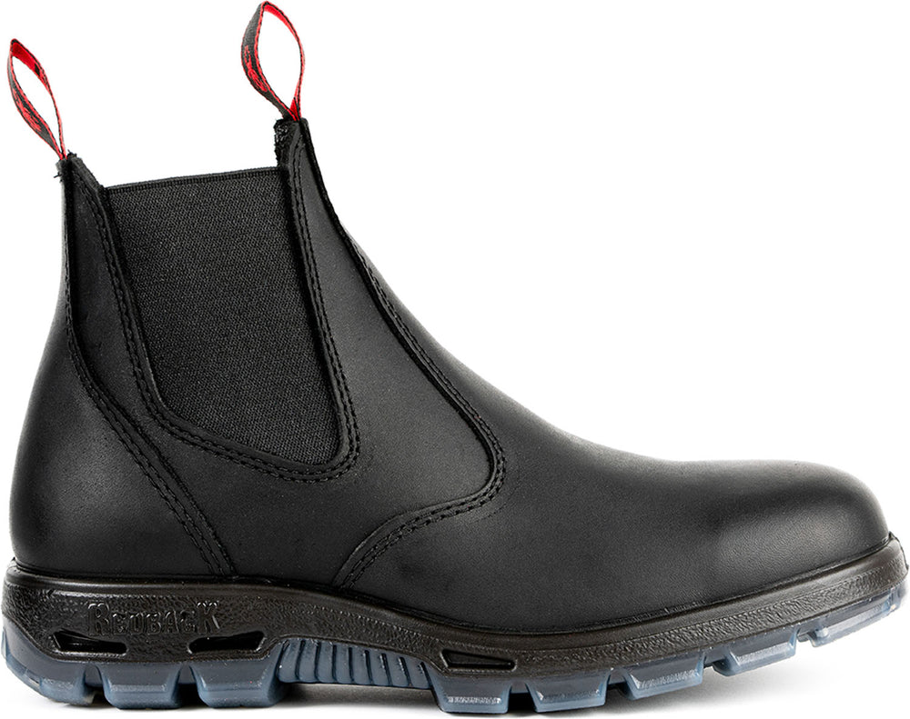 Redback USBBK Black Men's Side Gore Steel Toe Boot