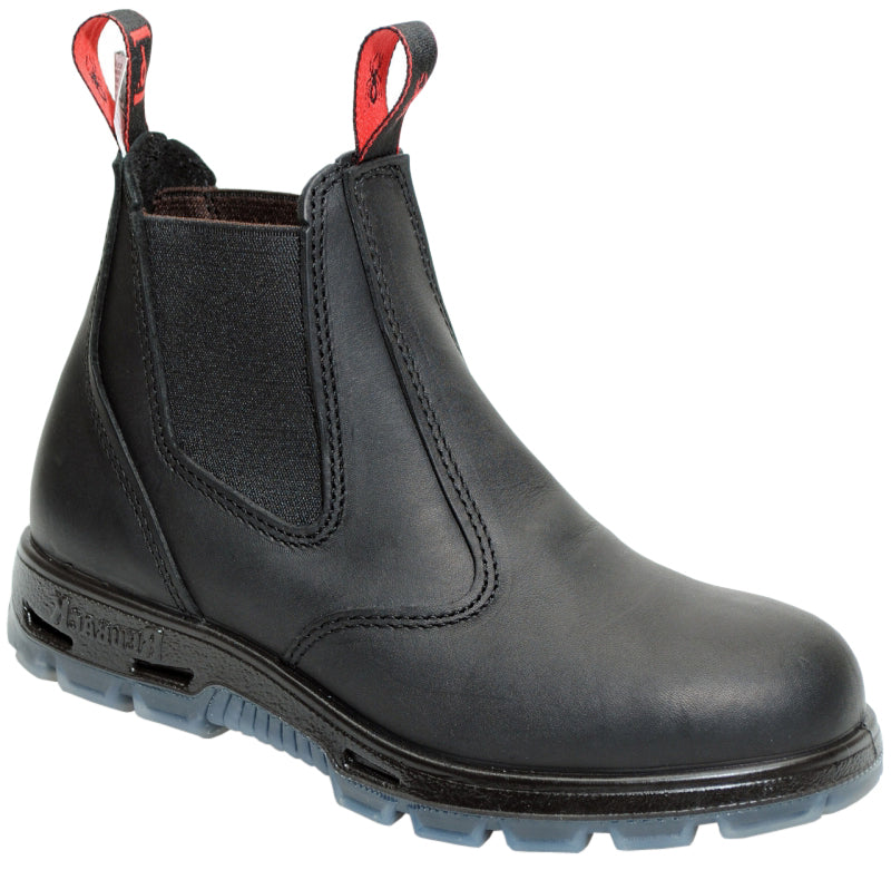 Redback USBBK Black Men's Side Gore Steel Toe Boot