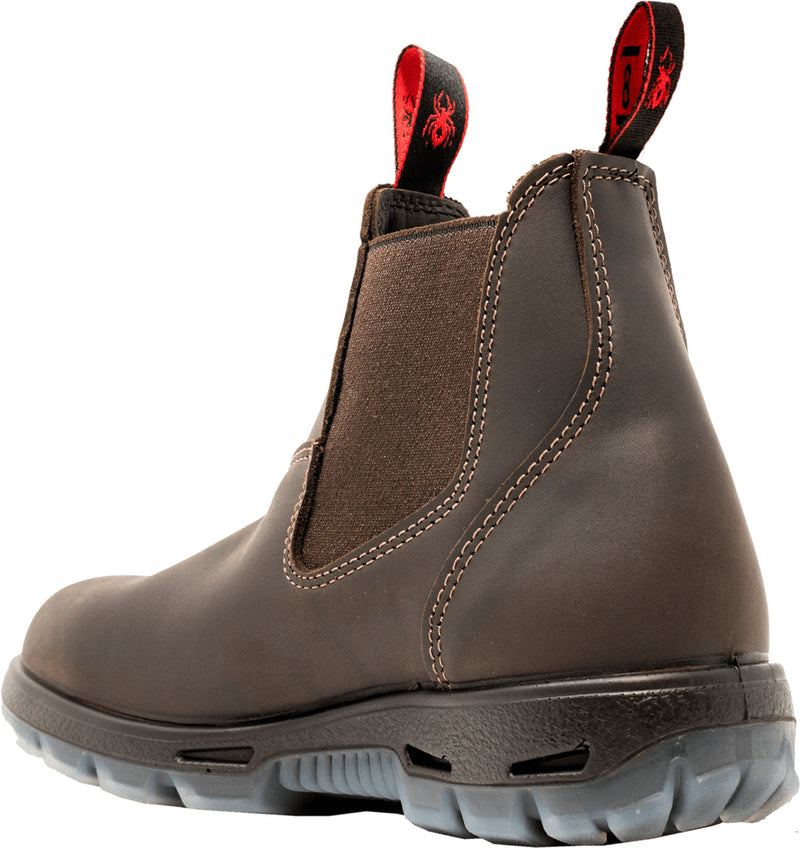 Red Back Men's Steel Toe EH Romeo Slip On Work Boot