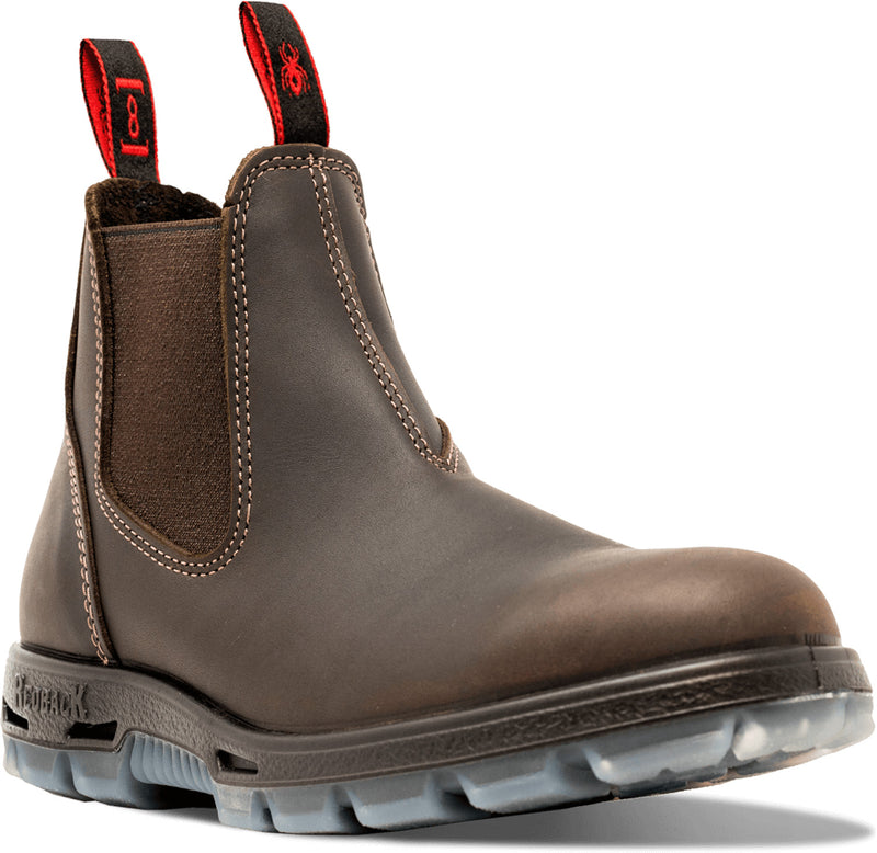 Red Back Men's Steel Toe EH Romeo Slip On Work Boot